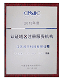 2013��������(.cn���й���.��˾��.����)ע����������֤